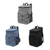 Picnic Bag Large Capacity Waterproof Oxford Cloth Cooler Bag with Adjustable Straps Side Mesh Pockets