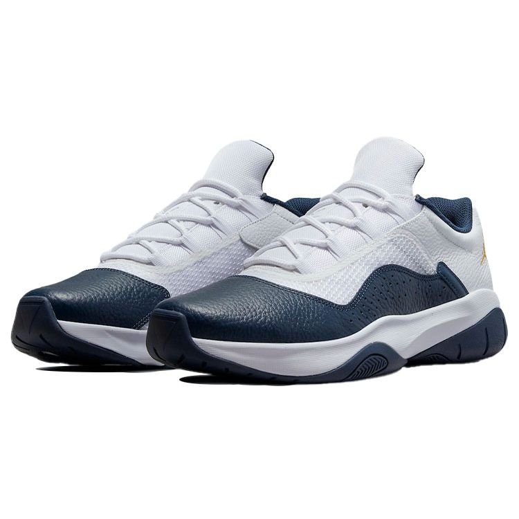 Мужские кроссовки Air Jordan 11 CMFT Low Michigan White Armory-Navy Pollen CW0784-147