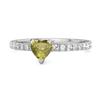 Peridot Pavé Band Ring - Sterling SIlver