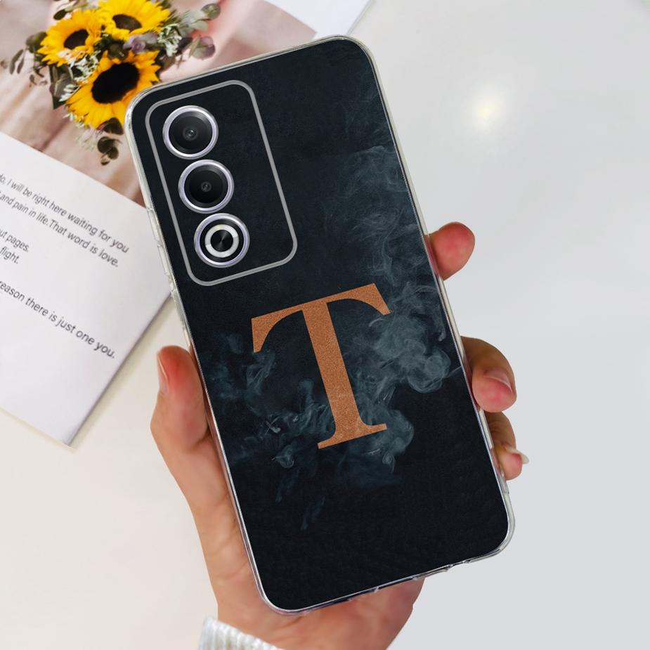 Для Oppo A80 5G Чехол OppoA80 CPH2639 Новый 26 Букв Чехол Прозрачный Силиконовый Чехол для Телефона Для Oppo A3 Pro 5G A3Pro CPH2665 Мягкие Fundas