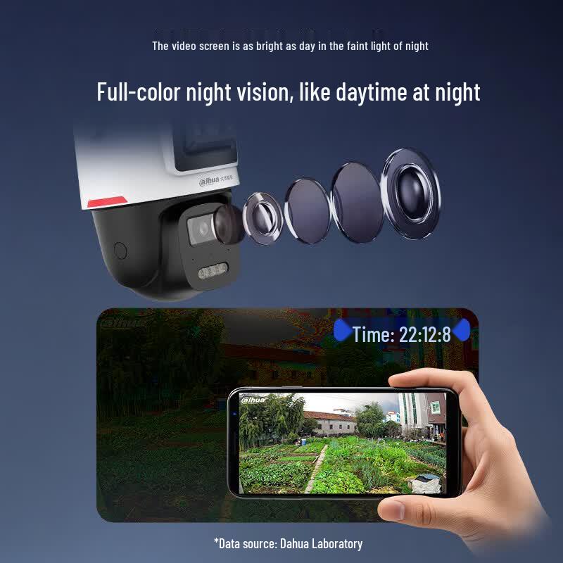 Dahua 10MP 4G Dual-Lens Outdoor Security Camera CN plug (adapter included)