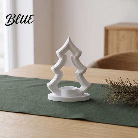 Декор для рождественской вечеринки, Подсвечник-елка, 3D-печатная подставка для чайной свечи, Рустикальный праздничный centerpiece для стола, обеденного стола в стиле кантри, камина