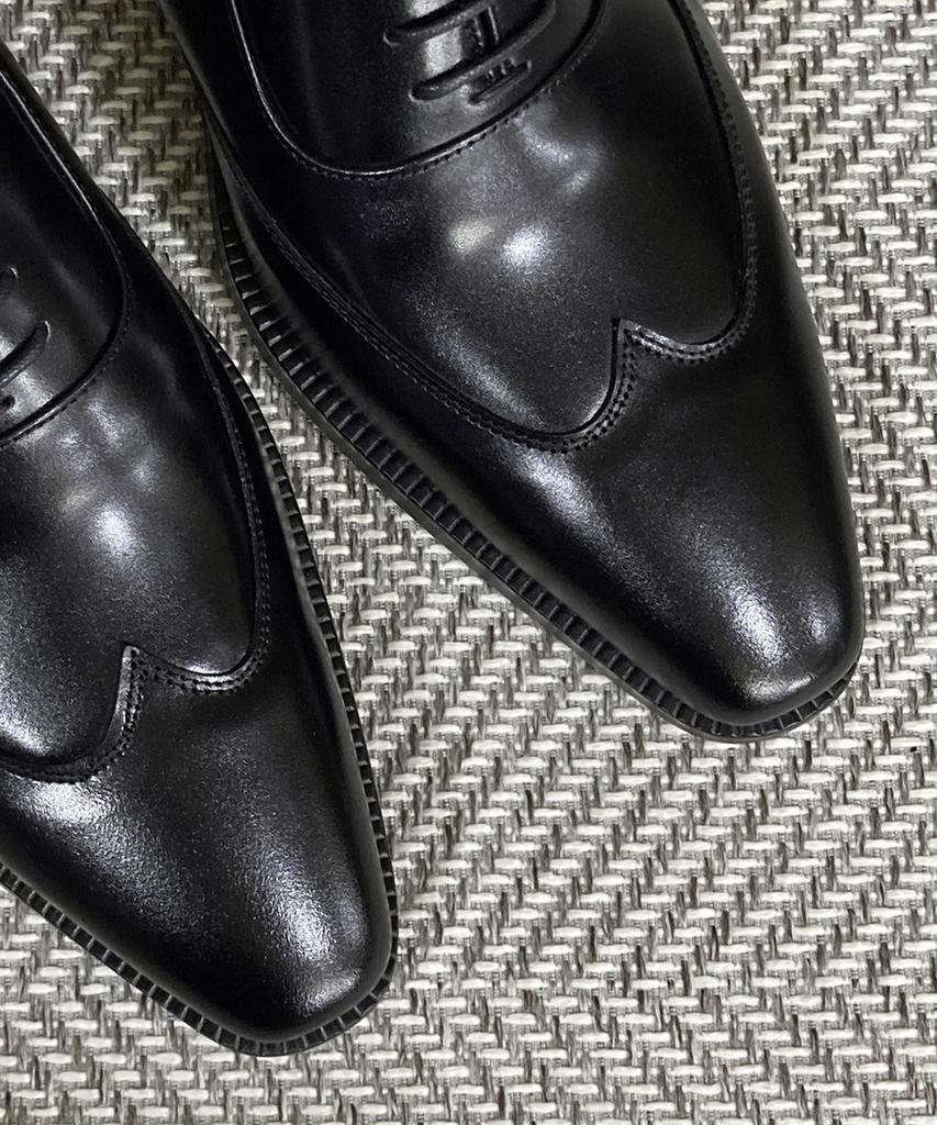 Joenshoe Dignity Italian Wingtip Oxford Black Fg