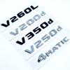 3D буквы V260L V220d V250d V300d Шильдик для V W447 На крыло автомобиля Наклейка с названием на багажник Логотип