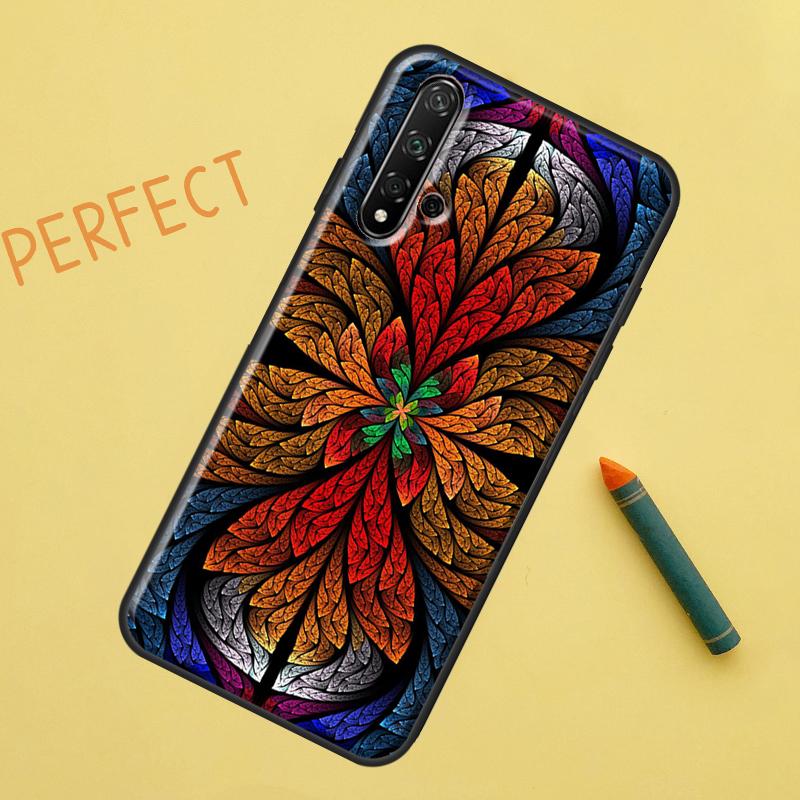 Vintage Ornament Case For Huawei Nova Y90 Y70 Y61 Y60 9 10 SE Nova 5T 11i 8i 7i 3i P20 P40 P30 Lite P60 Pro