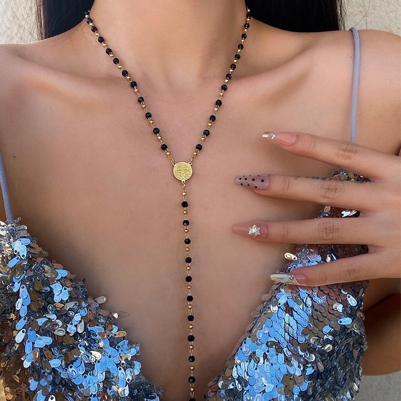 Роскошное сексуальное длинное Y-образное ожерелье для женщин и девочек, красочное простое длинное ожерелье с кисточками, ювелирные изделия, аксессуары, подарки