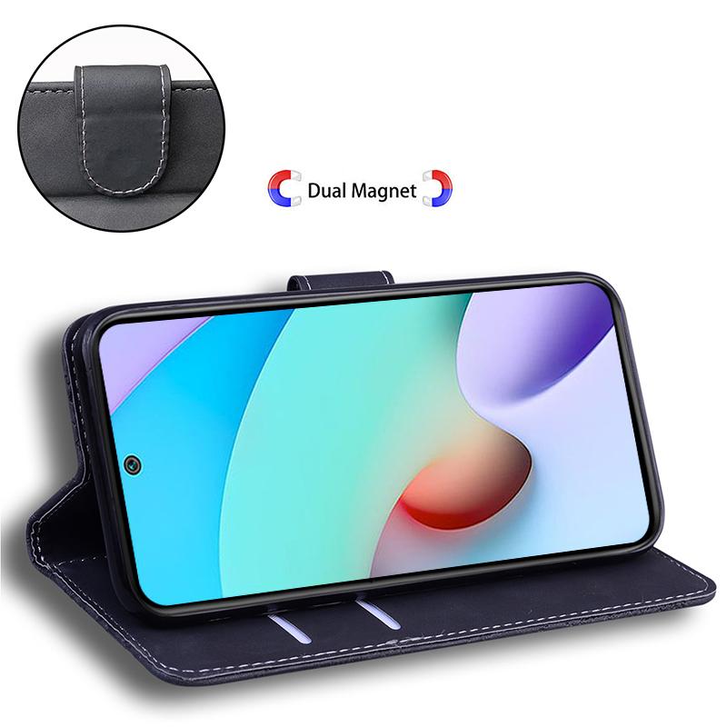 Кожаный чехол-книжка для Xiaomi Redmi Note 12 5G (Глобальный)/(Индия)/(Китай)/Poco X5 5G, Чехол-кошелек с подставкой с тигровым принтом