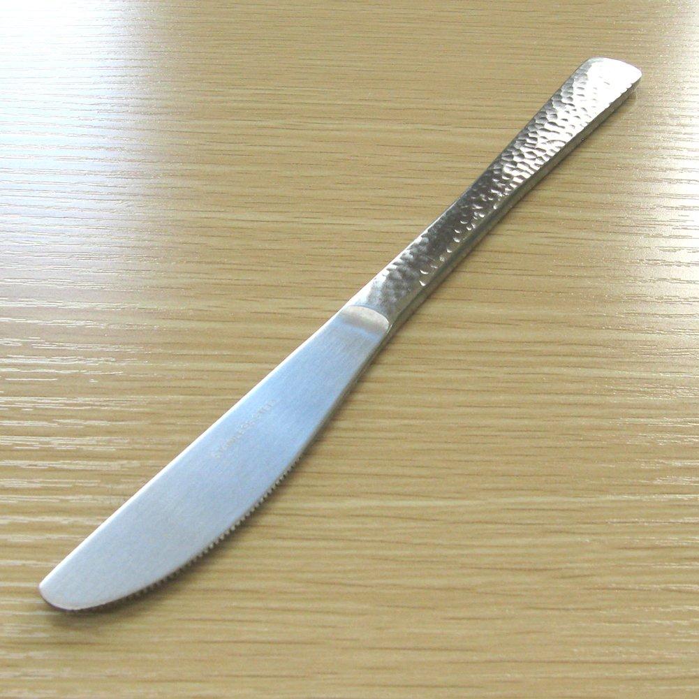 Nagao Style Dinner Cutlery 10 Pieces Stainless Hammered Made in Japan Japanese-Western Set, (Knife, Spoon, Fork), 18-8 Steel, Finish,