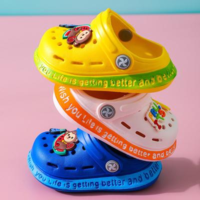 Детские сандалии для мальчиков и девочек, детская обувь с героями мультфильмов, летние шлепанцы для малышей, детские домашние тапочки, пляжные тапочки для плавания