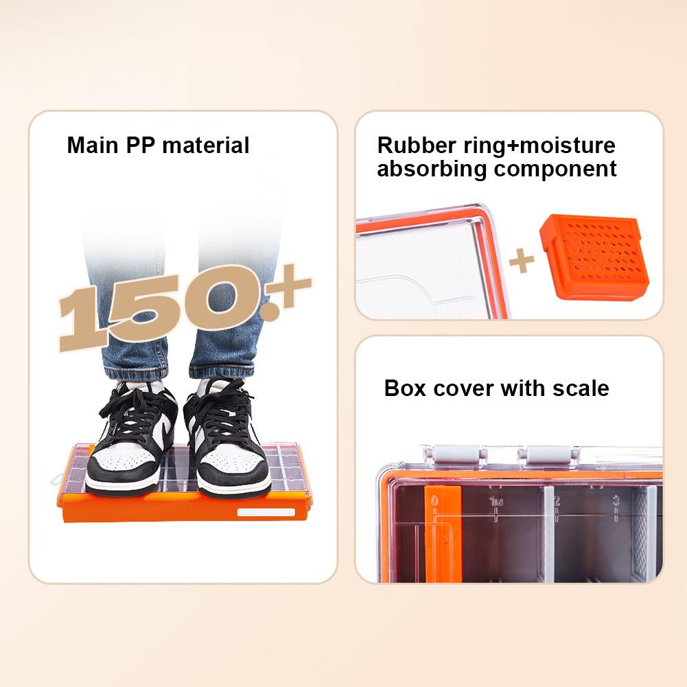 Коробка для рыбалки со съемными разделителями, контейнер для хранения рыболовных крючков, приманок и наживок, коробка для искусственных приманок, рыболовные принадлежности