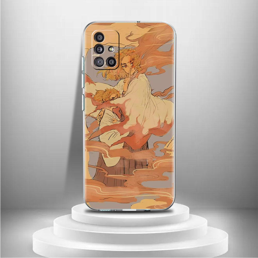 Чехол Demon Slayer Zenitsu Kaigaku для Samsung Galaxy A52 A32 A12 A71 A21s A22 A51 A50 A23 A31 A50 A41 A72, мягкий чехол для телефона