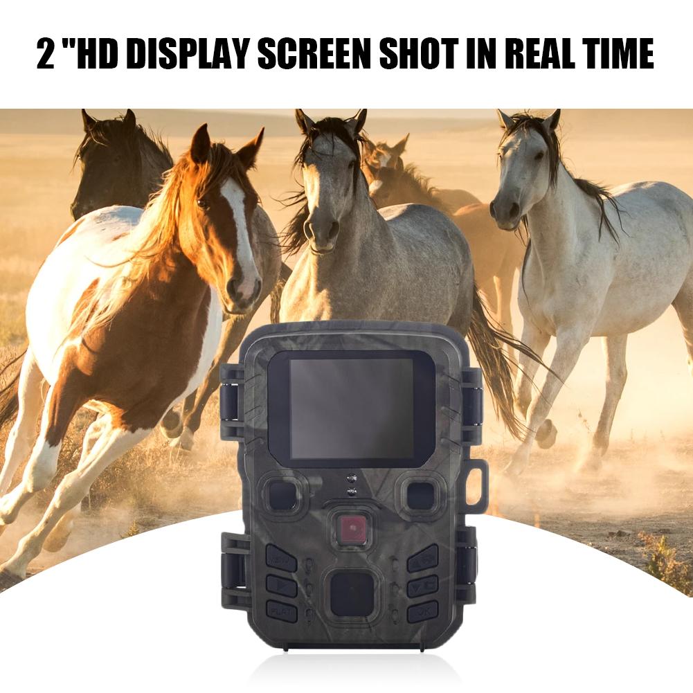 20-мегапиксельная 1080p камера для охоты Mini301 с ночным видением, разведка дикой природы, ловушки, 0,45 с, водонепроницаемая камера для охотника