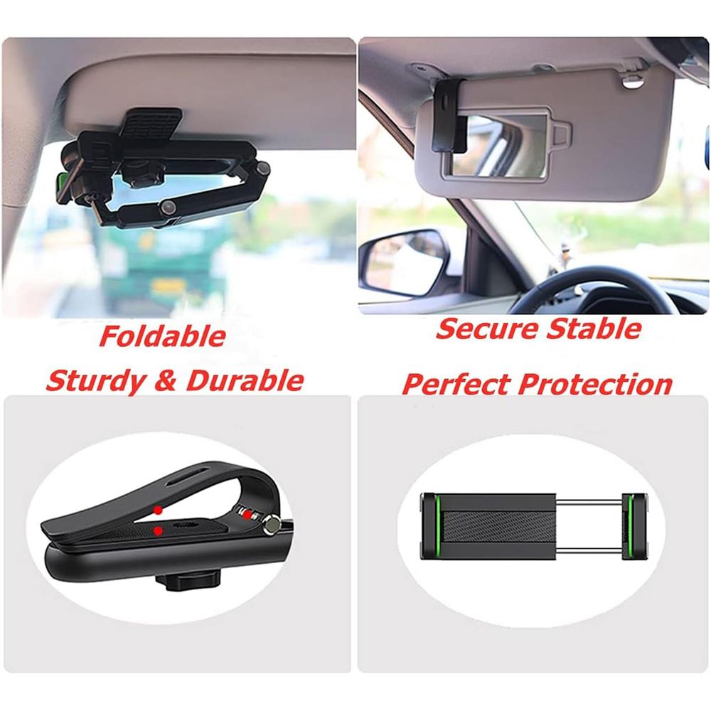 Multifunctional Car Phone Holder Rotatable Sun   Cell Phone Holder for Car   Phone Mount for Home