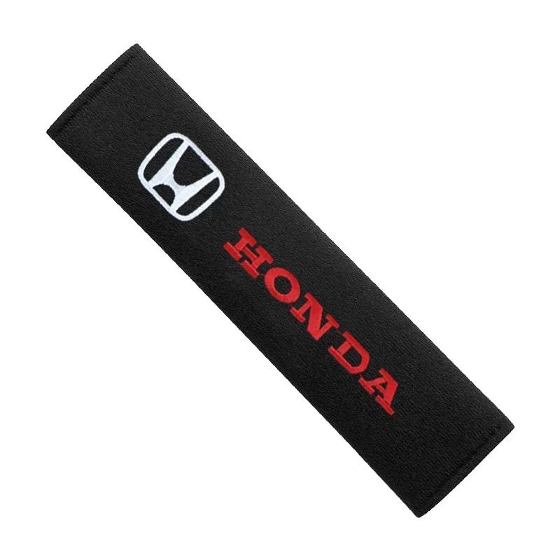2025 Car New Honda Car Seat Belt Cotton Safety Belt Shoulder Protector Cover Car Accessories For Honda Civci CRV Accord Mugen F