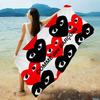 Cdg heart play logo Микрофибра Печатное Пляжное Полотенце Горный Туризм Йога Пляж Плавание Бег Впитывающее Мягкое Полотенце