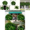 Boston Fern Faux Plant With Ultraviolet Resistant Material For Living Room And Commercial Use