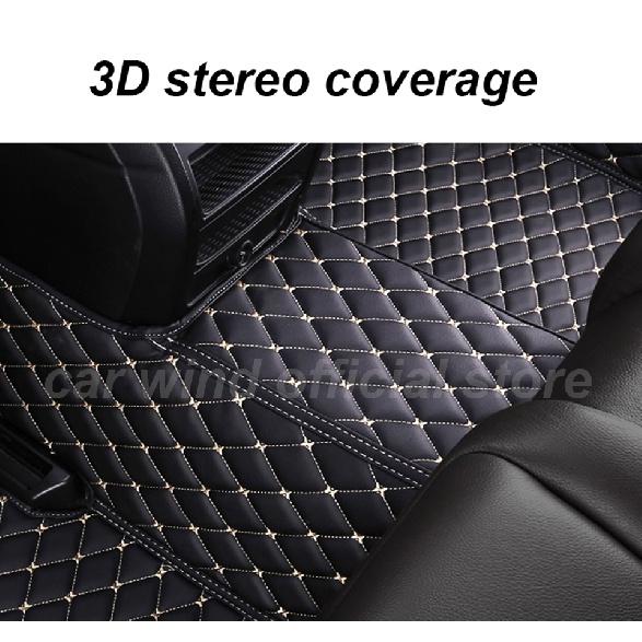 Кожаные автомобильные коврики на заказ для Nissan X Trail T32 2014-2017, ковры, подушечки для ног