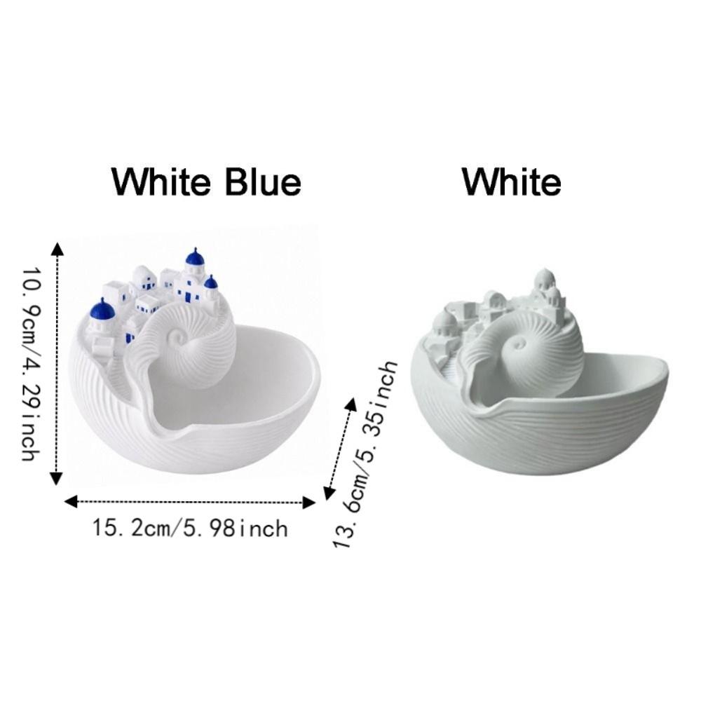 3D Printed Coastal Style Key Tray Conch Shell Shape Conch Shell Storage Box Entryway Table Decor