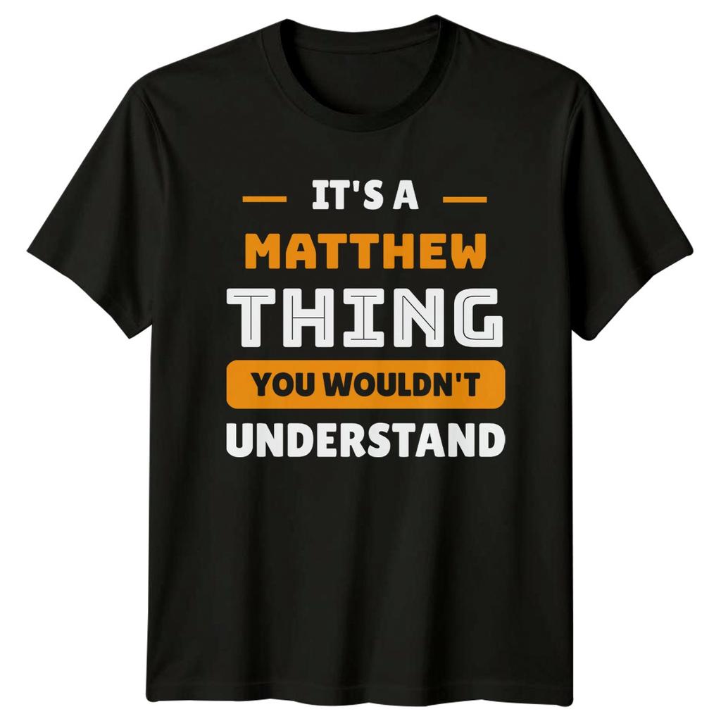 Matthew Thing Mens T-Shirt Womens Tee Graphic Unisex Top