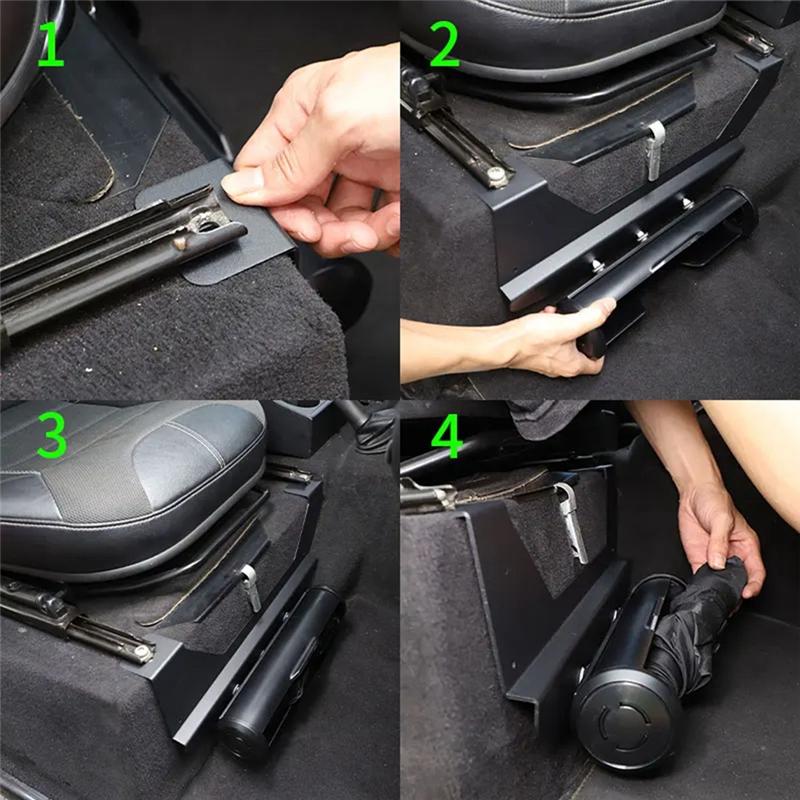 Car Passenger Seat Umbrella Barrel Container Holder Box For Land Rover Defender 90 110 2004-2018 Accessories