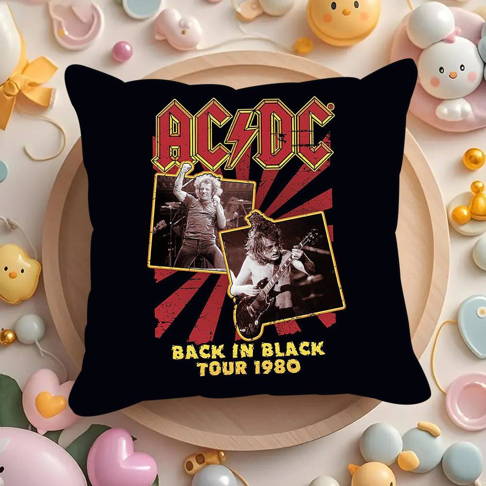 Горячие AC-DC Rock Band Наволочки чехлы для подушек гостиные диваны домашний декор подарки