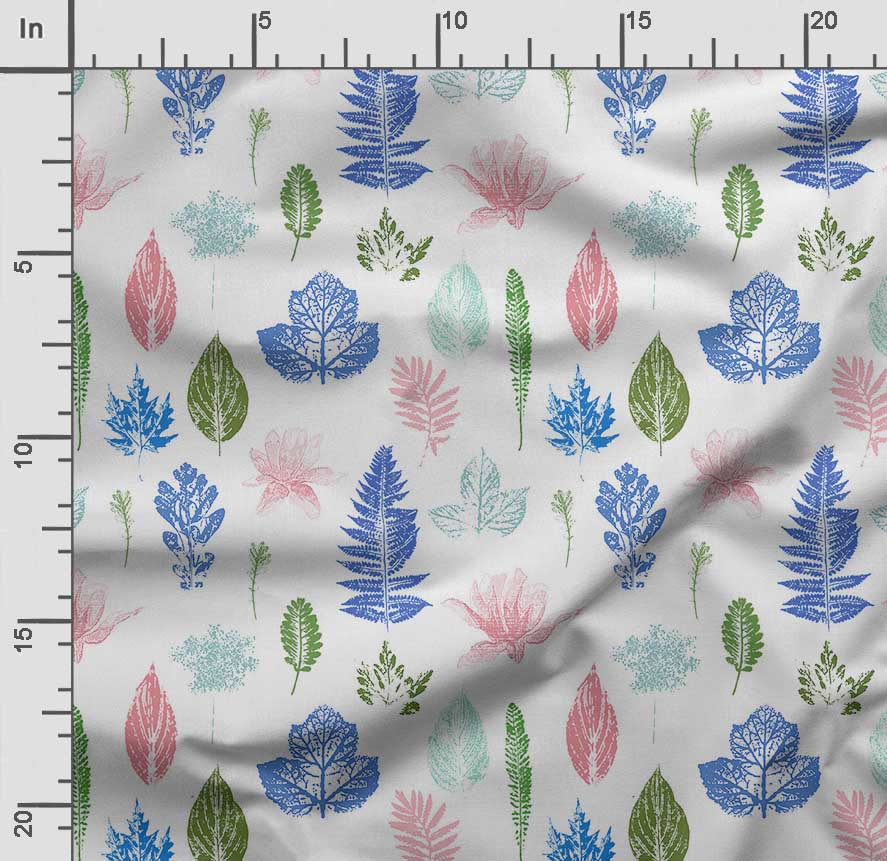 Soimoi Watercolor Floral Print,  Cotton Cambric, Quilting Fabric Sold by The Yard 42 Inch Wide, Medium Weight Cotton Fabric,