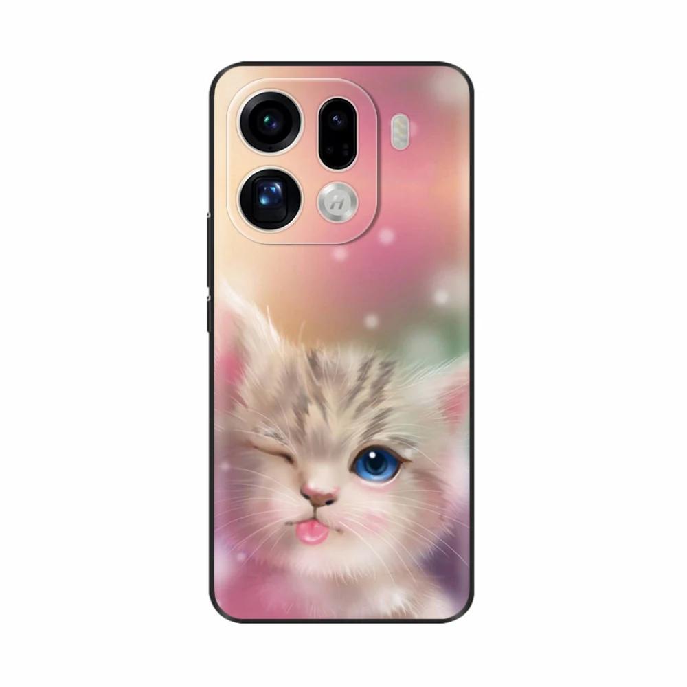 Чехол для OPPO Find X9 Pro Милые Цветы Мультяшная Задняя Крышка Для OPPO Find X9 Чехлы FindX9 Pro Ударопрочные Чехлы для Телефона Funda Оболочки