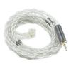 Single Crystal Copper Silver Plated German Imported Machine Knitting QDC Replacement Cable Earphone Upgrade Cable [JSHiFi-Werwolf] QDC2.5mm Re-cable