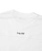 LUE PROJECT Log Off Pocket Tee - White