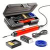 Temperature Adjustable Soldering Iron,3-Speed Dual-Use Soldering Iron -Temperature Adjustable,Rosin,Soldering Iron Holder,Storage Box,Heating Element