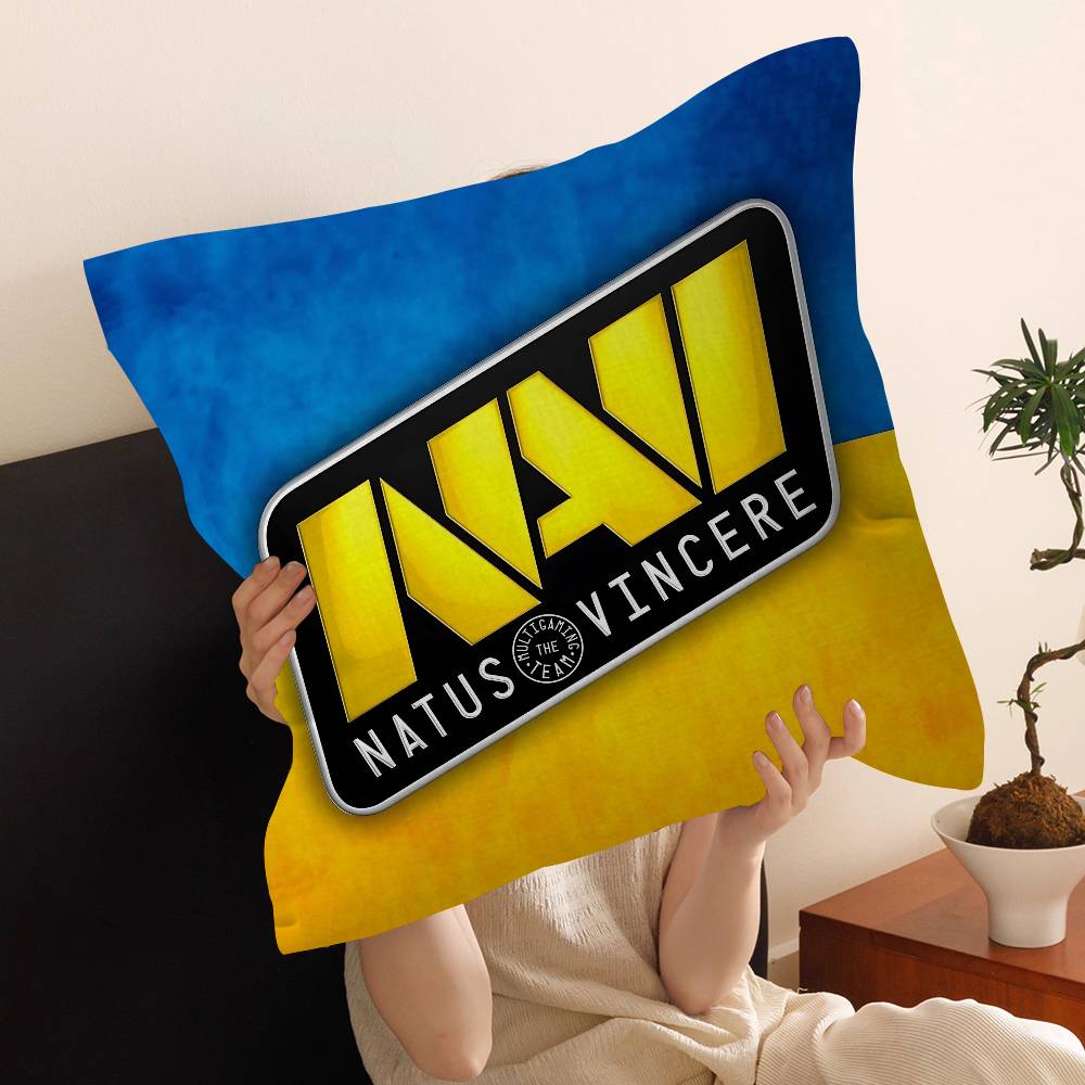 Navi Natus Vincere Lucky Dragon Pillow Cover Sofa Cushion Cover Home Room Decoration Children Gift