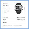 Digital 5 ATM Water Day of the LED Color for Running and Includes Japanese and English Instruction Manual [COJR] Men's Watch, Resistant,