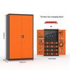 Heavy-Duty Metal Tool Storage Cabinet for Workshop and Garage.