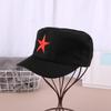 Однотонная мужская женская армейская кепка кадетская военная патрульная шляпа для гольфа с красной звездой и пентаграммой повседневная шляпа