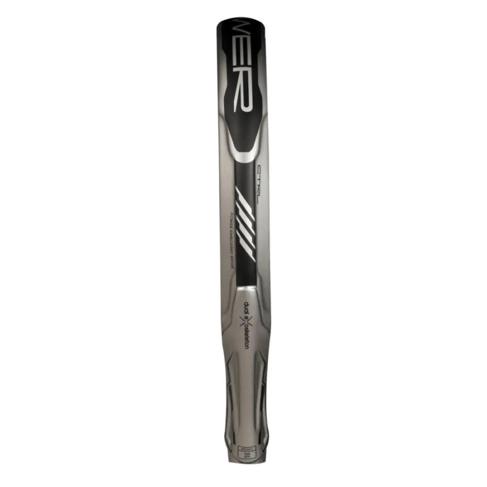Adidas adipower carbon ctrl 2025 tennis racket 3K carbon silver
