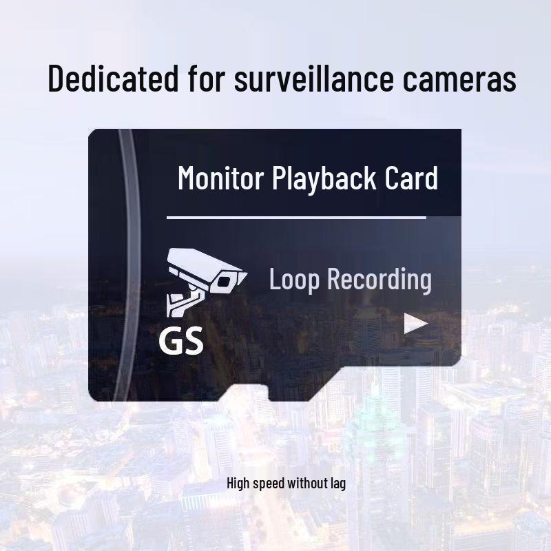 Высокоскоростная универсальная карта памяти для видеорегистратора и камеры наблюдения - Поддерживает TF/SD с вариантами хранения 16 ГБ/32 ГБ/64 ГБ