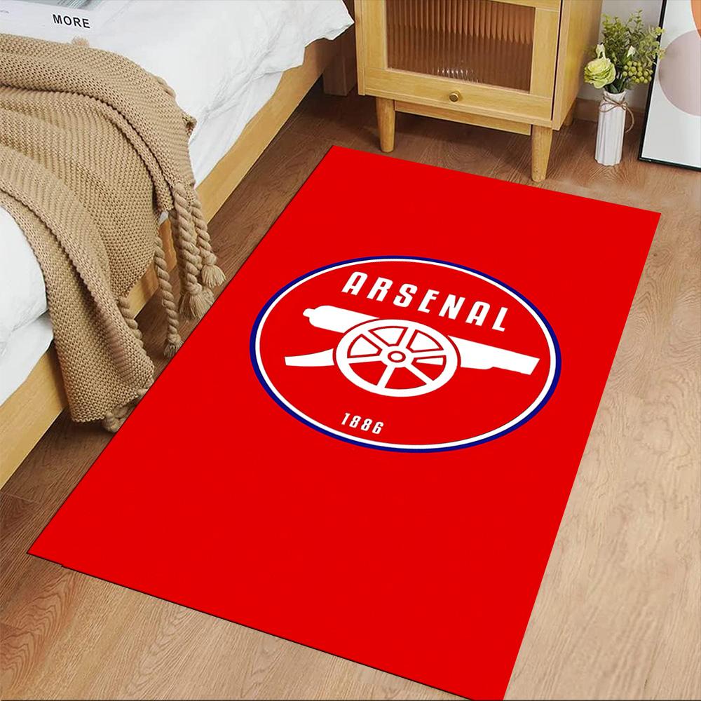 Arsenal Floor Rug Office Rug Perfect for Foyer Playrooms Game Room Dormitory Antislip Carpet Anime Office Decor Best for Christmas