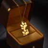 Tiny Paw Print Necklace Paw Necklace Animal Pet Dog Cat Necklace Paw Print