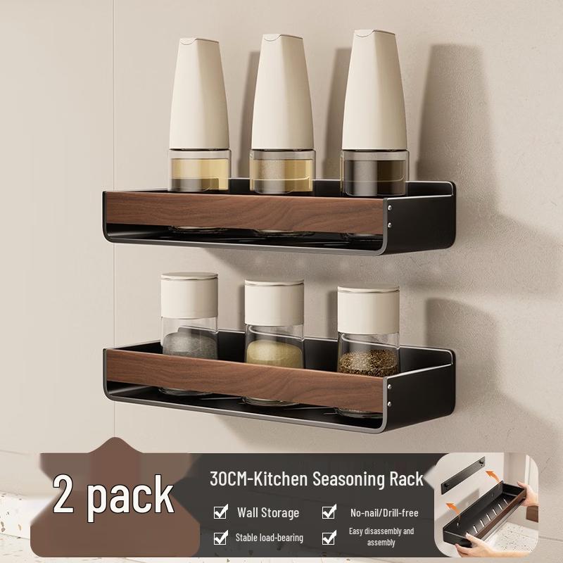 cmaos Kitchen Wall-Mounted Seasoning Rack