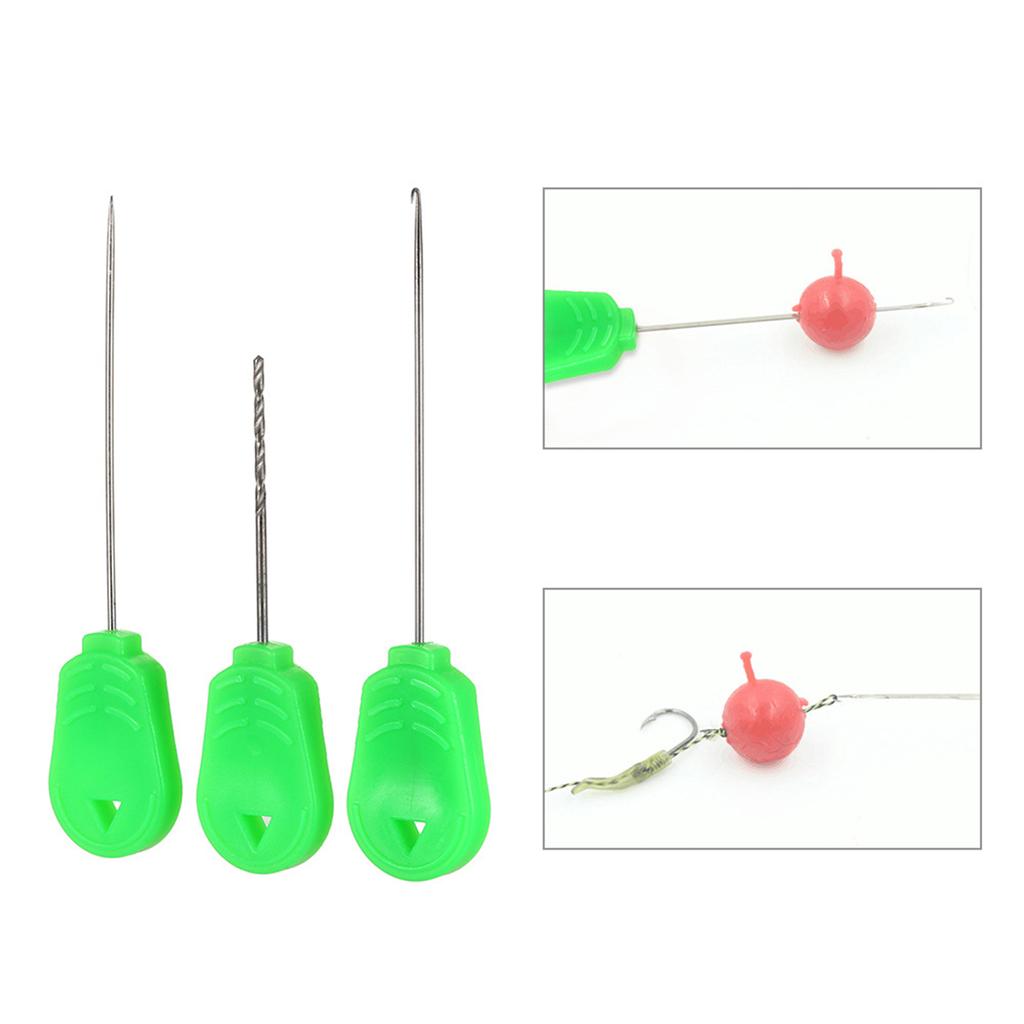 4 In 1 Bait Needles Baiting Tackle Rig Tools Carp Fishing Bait Equipment Set Stainless Steel Fishing Rigging Bait Needle