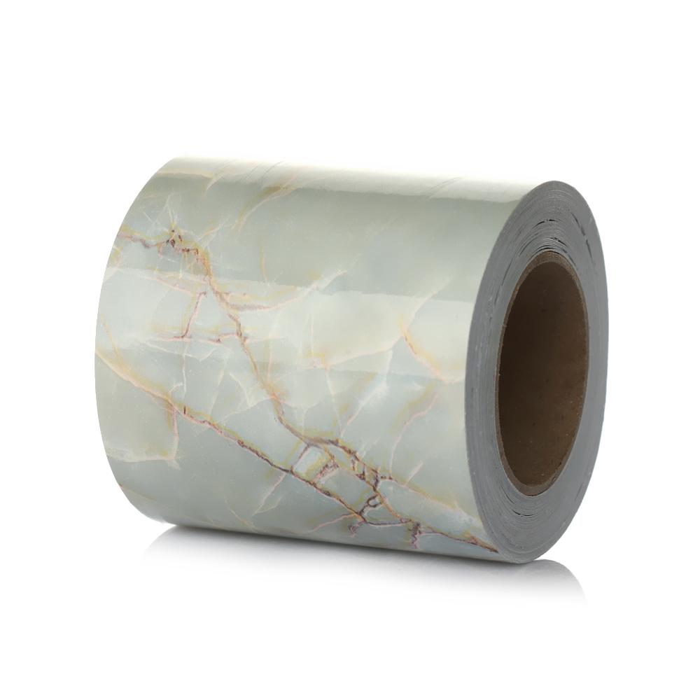 5M PVC Waterproof Waist Line Wood Marble Self Adhesive Skirting Line Wallpaper Living Room Decor Vinyl Border Wall Corner Sticke