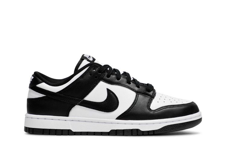 Nike Данк Лоу Ретро Белая Черная Панда