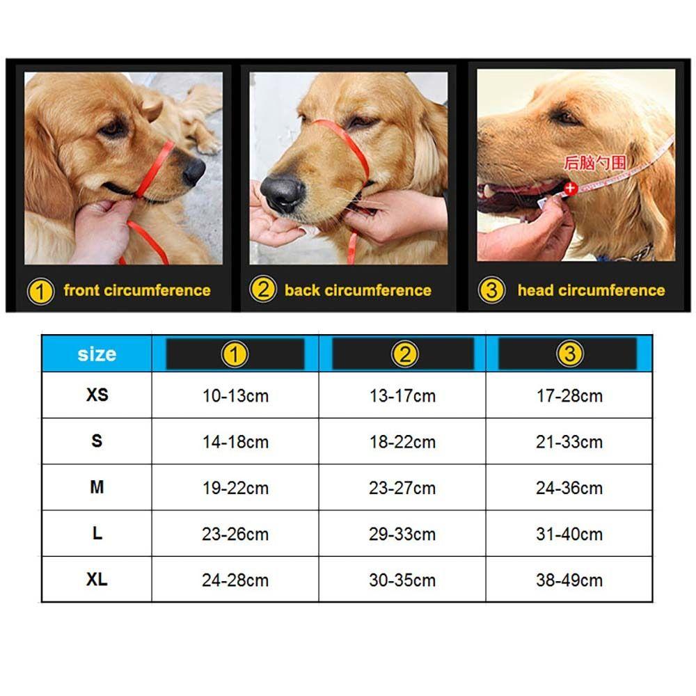 For Small Large Dogs Golden Retriever Dog Muzzle Mouth Mask Dog Prevention Supplies Pet Mouth Cover