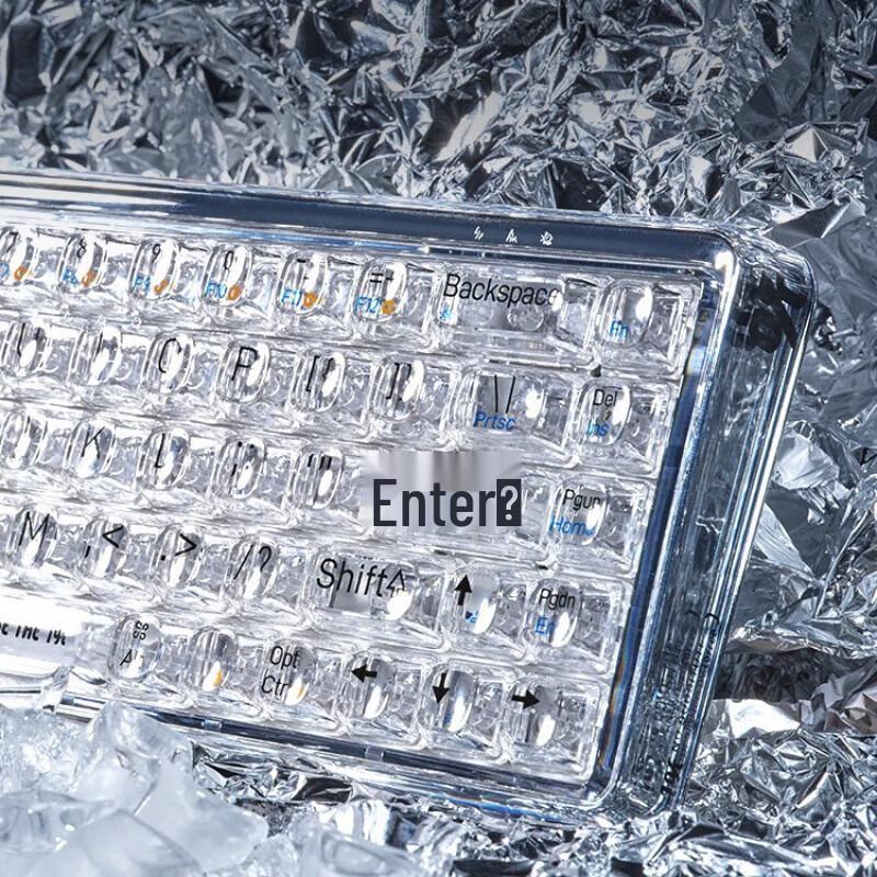 LOFREE 1% Transparent Wireless Bluetooth Mechanical Keyboard