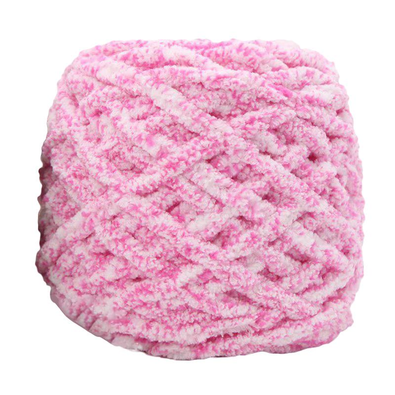 100g/roll Handwoven Thick Wool Yarn Ice Stripe Thread Thread Coarse Yarn Arctic Velvet Yarn Sandal