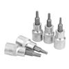 34 шт./набор Насадки E-Torx Звезда Набор торцевых головок 1/4" 3/8" 1/2" Привод Шестигранная Насадка Torx с ящиком для хранения