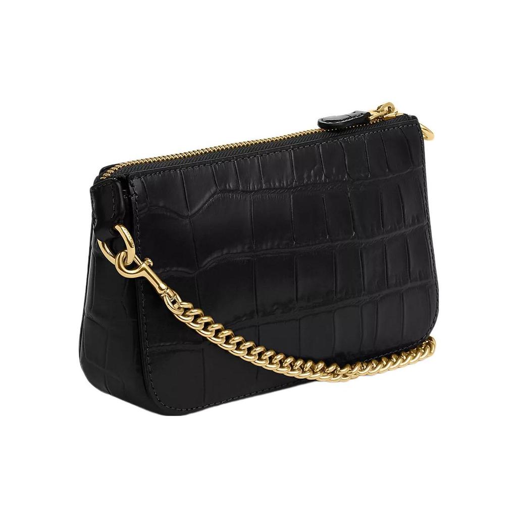 Coach CN382 IMBLK Nolita 19 Клатч из кожи с тиснением под крокодила