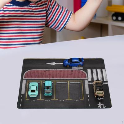 1/64 Парковка Автомобиль Сцена Коврик Многофункциональный Сворачивающийся Дисплей Модель Литой Гараж для