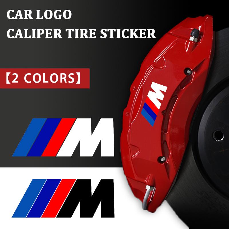 DKHN5 Для BMW M-Sport E46 E90 F30 Термостойкая наклейка на суппорт тормозной G20 F10 X3 X5 X6 6 шт. Высокотемпературный тюнинг Декор Черный Белый