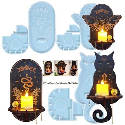 1шт DIY клей капает плесень 3 стиля настенный силиконовый плесень украшения дома